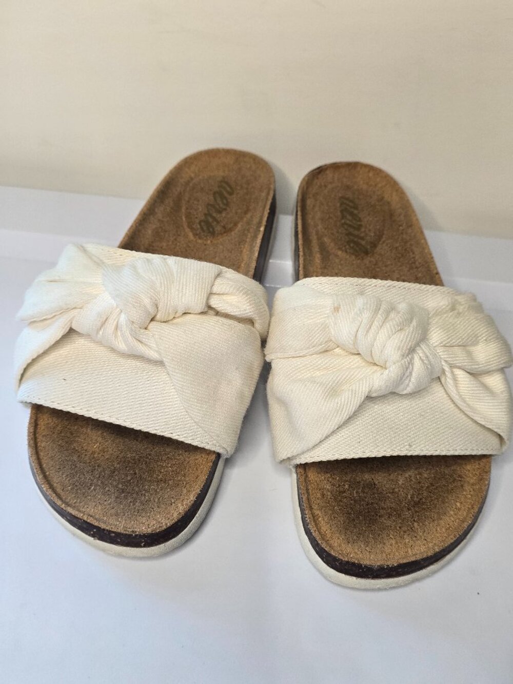 Aerie Bandana Twist Slide - Animal Print and White - Two pairs - Picture 7 of 9